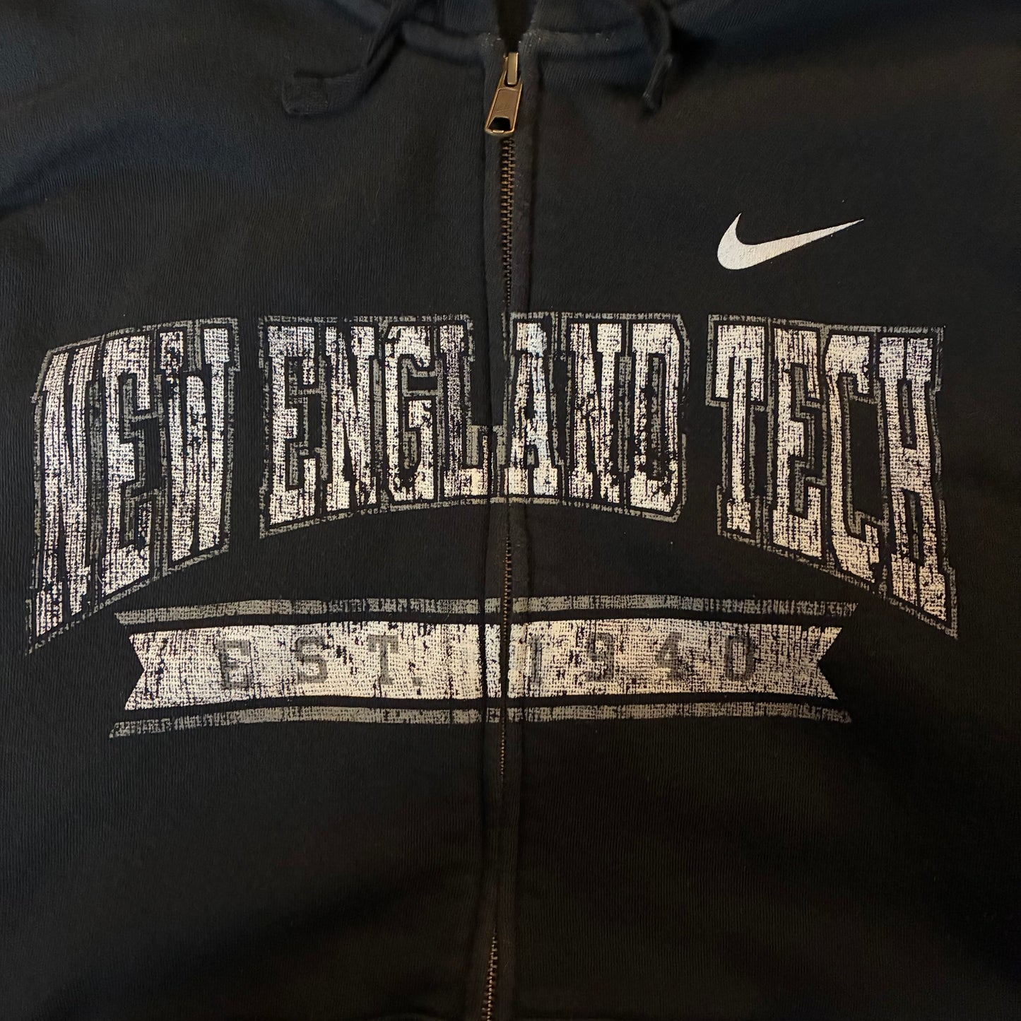 Nike New England Tech Zip-Up Hoodie (L)