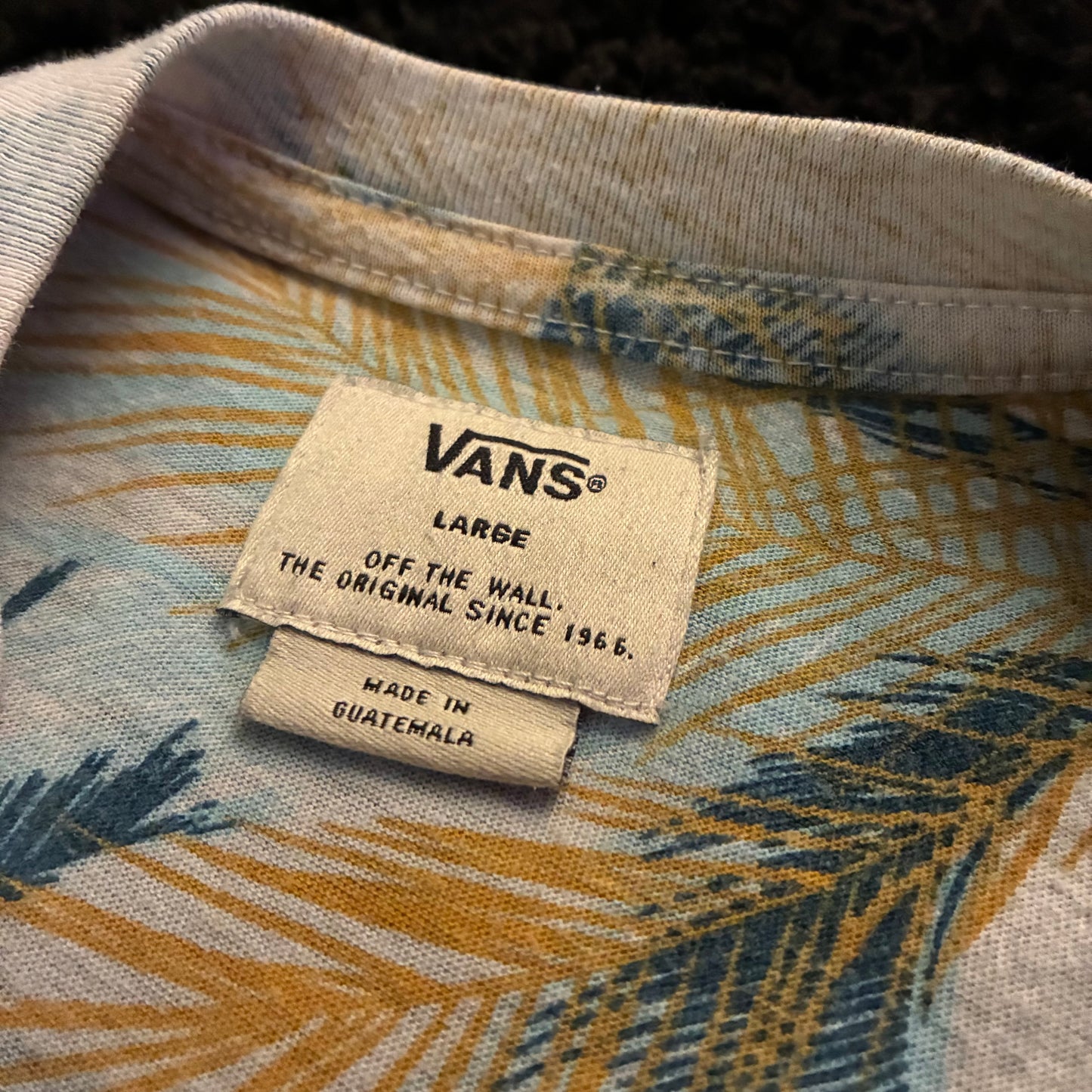 Vans OTW Floral Logo Tee (L)