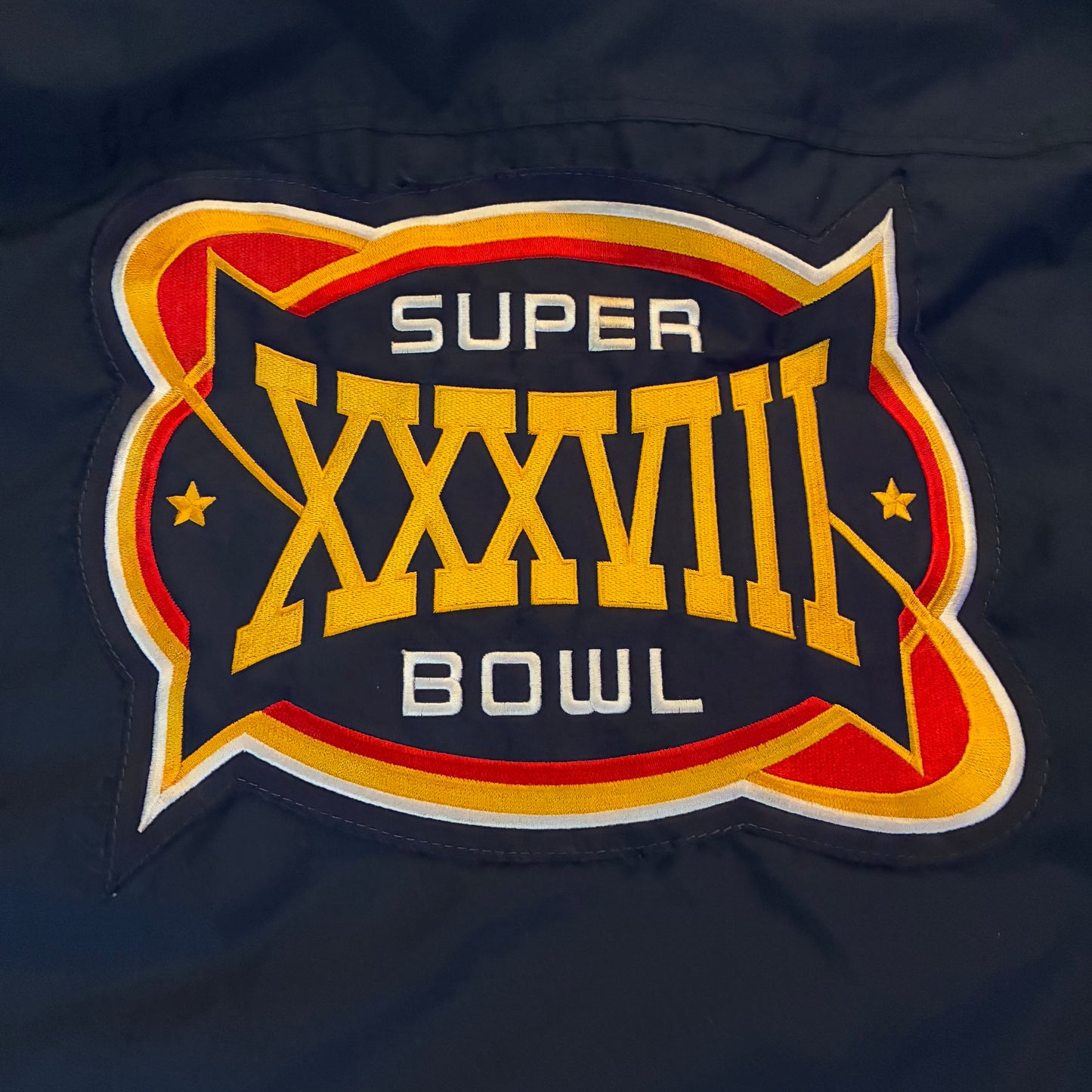 Patriots Super Bowl 38 Champions Jacket (XL)