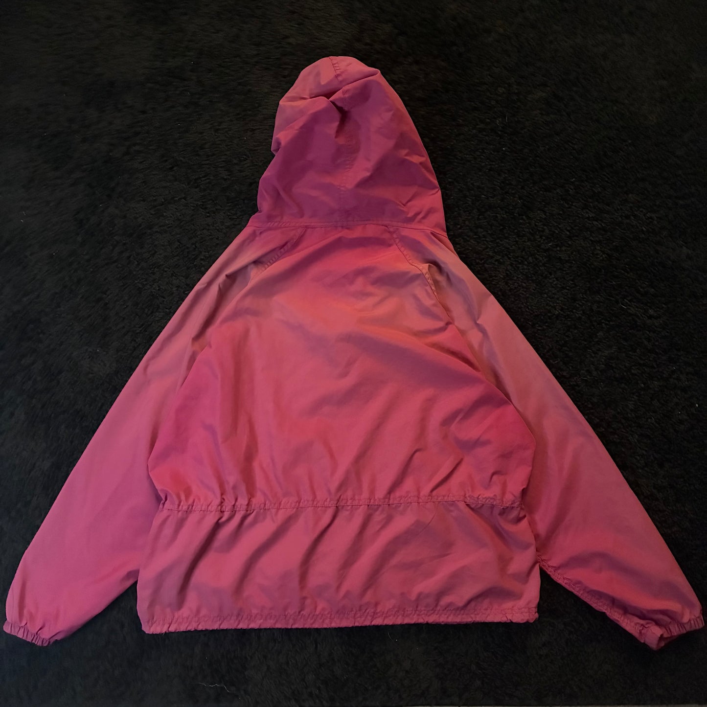 L.L. Bean Quarter Zip Windbreaker Pullover w/ Hood (L)