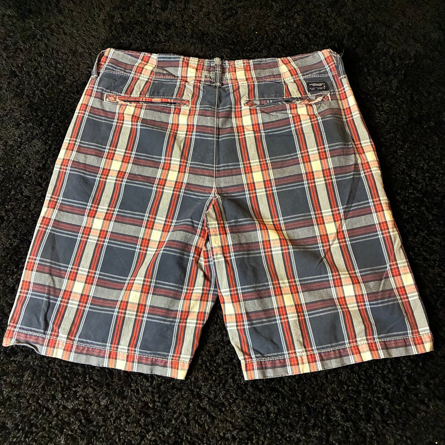 American Eagle Checkered-Chino Shorts (32w)