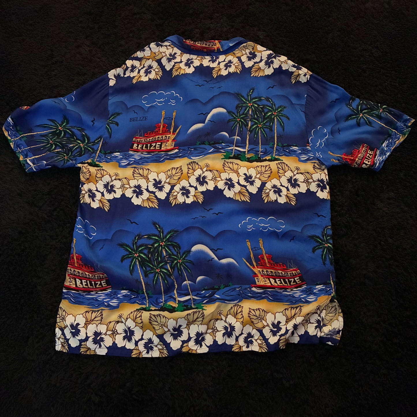 Fun-Wear Belize Hawaiian Shirt (L)