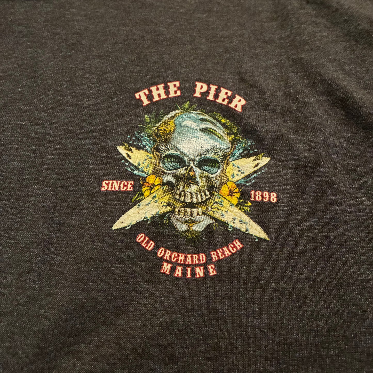 The Pier Old Orchard Beach Maine Graphic Tee (M)