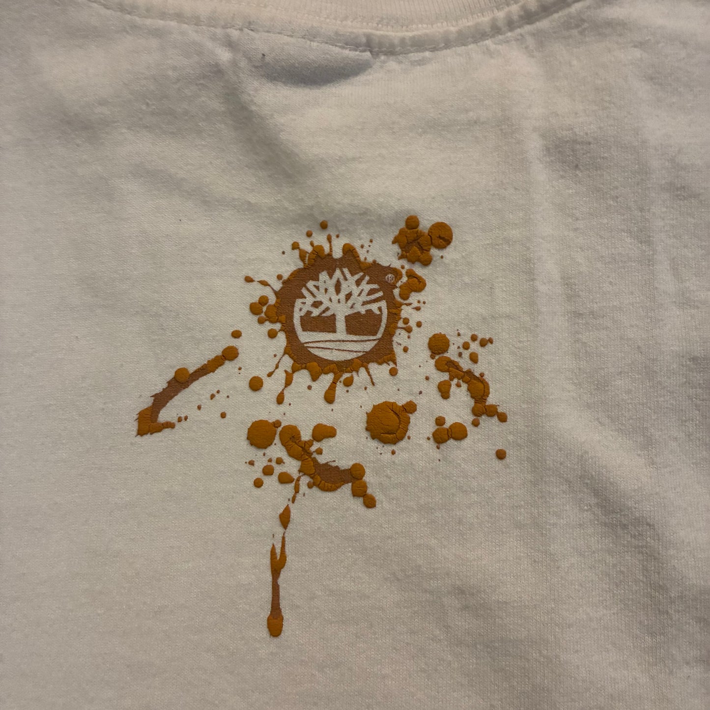 Timberland Splatter Logo Tee (L)