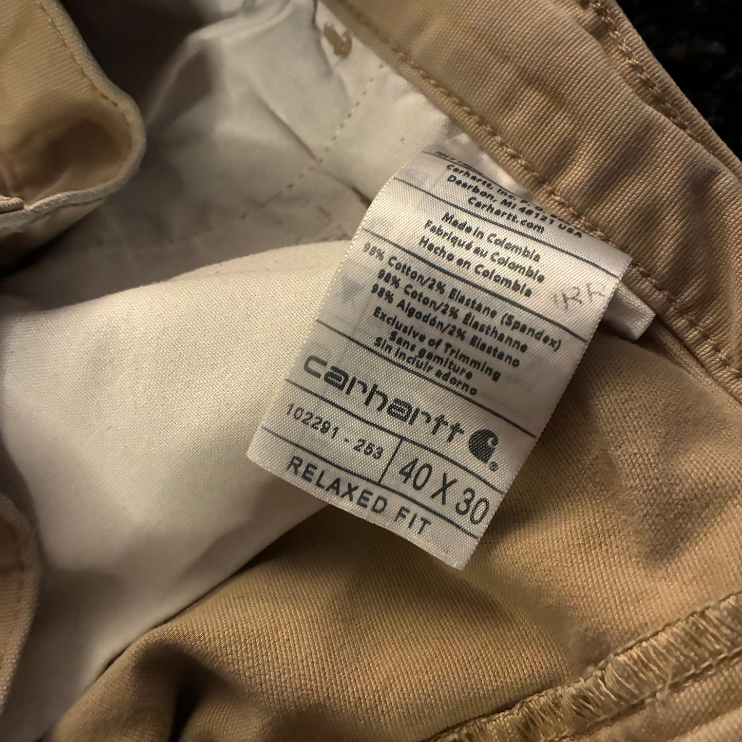Carhartt Relaxed Fit Pants (40x30)