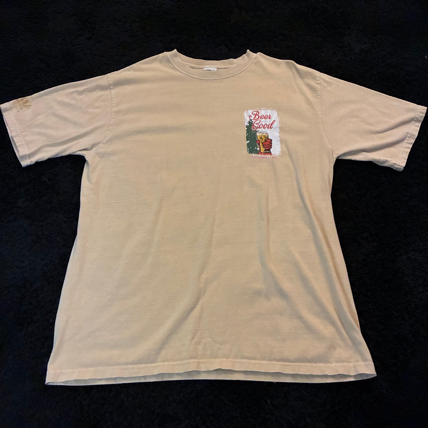 Beer Good For Goodness Sake Tee (L)