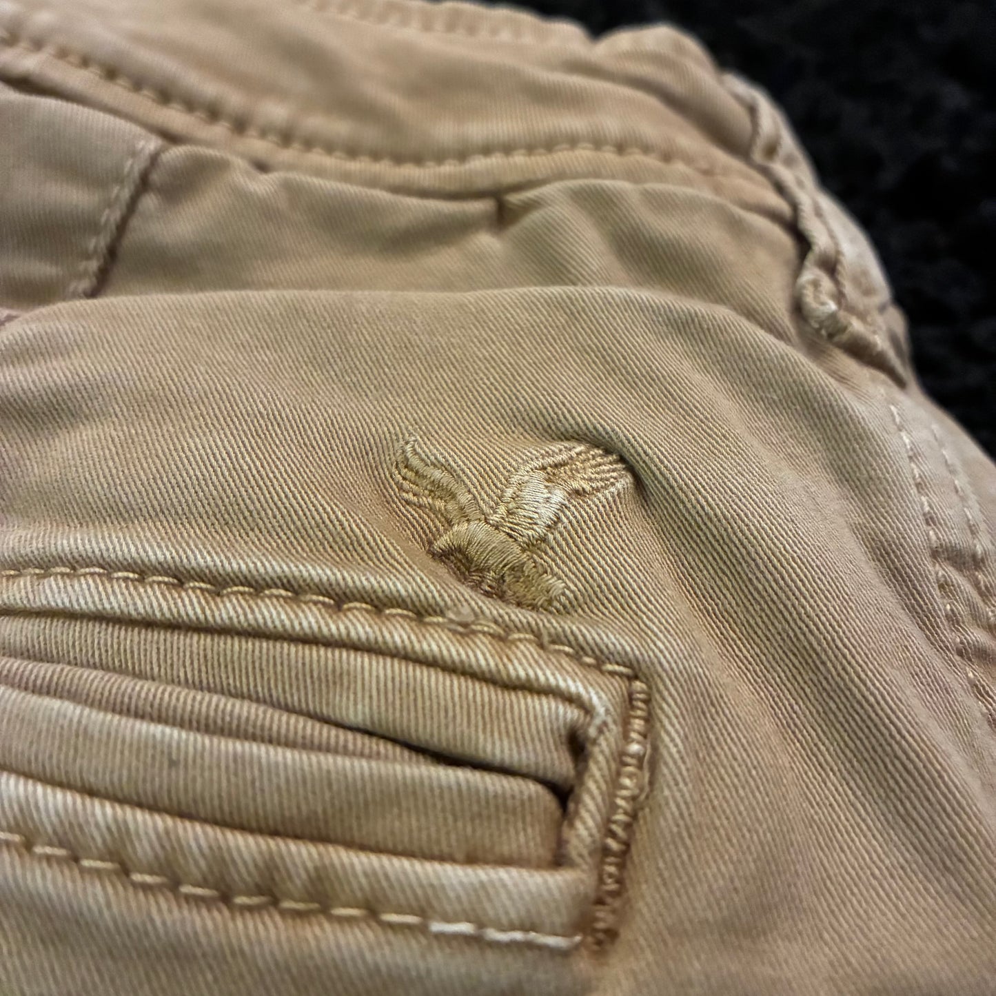 American Eagle Khaki Shorts (28w)