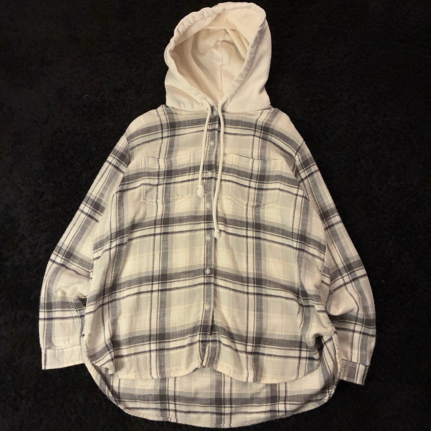 American Eagle Hooded Utility Flannel (M)