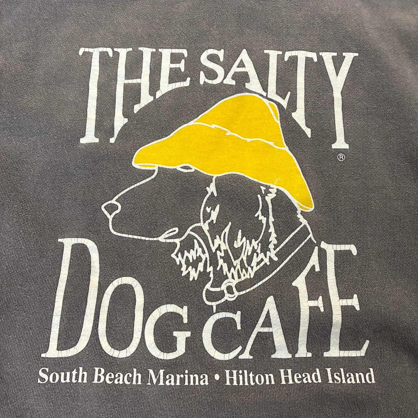 The Salty Dog Cafe South Beach Marina Hilton Head Island Hoodie (XL)