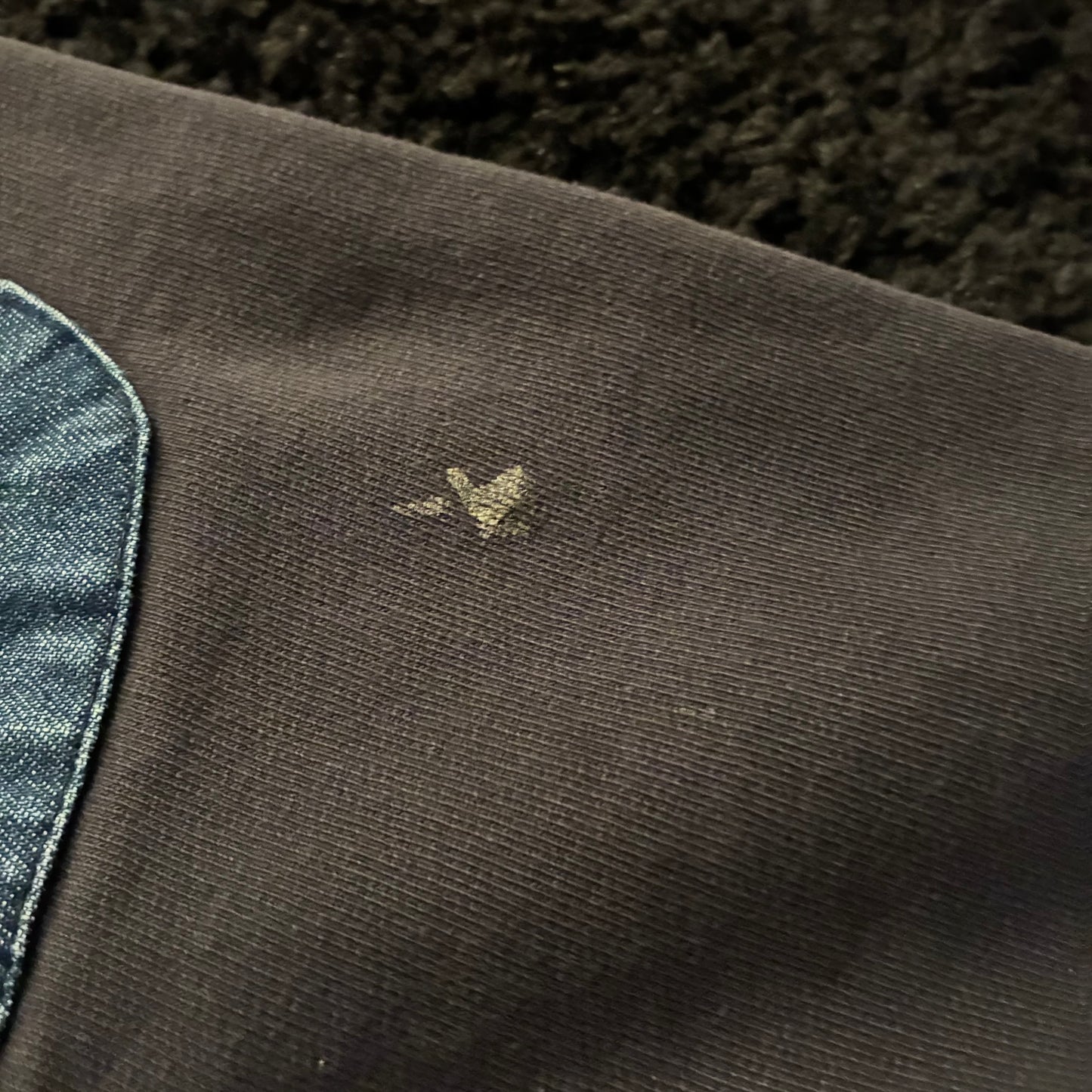 Providence Fire Dept. 1/4 Zip Long Sleeve w/ Denim Accents (4XL)