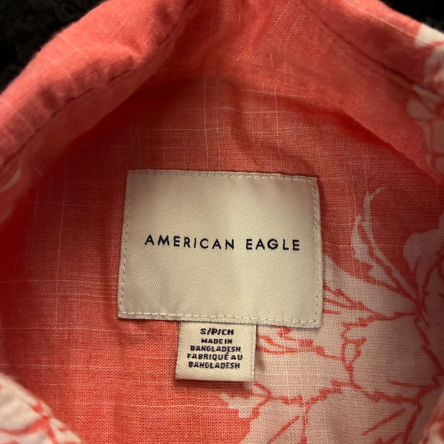 American Eagle Pineapple AOP Button-Down (S)