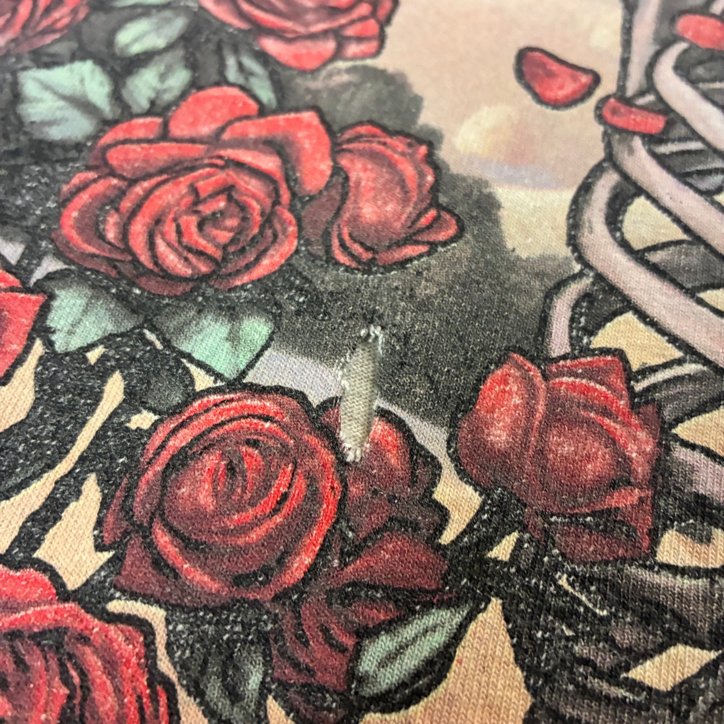 Vintage Tie-Dye Liquid Blue 1995 Grateful Dead 30th Anniversary Tee (2XL)