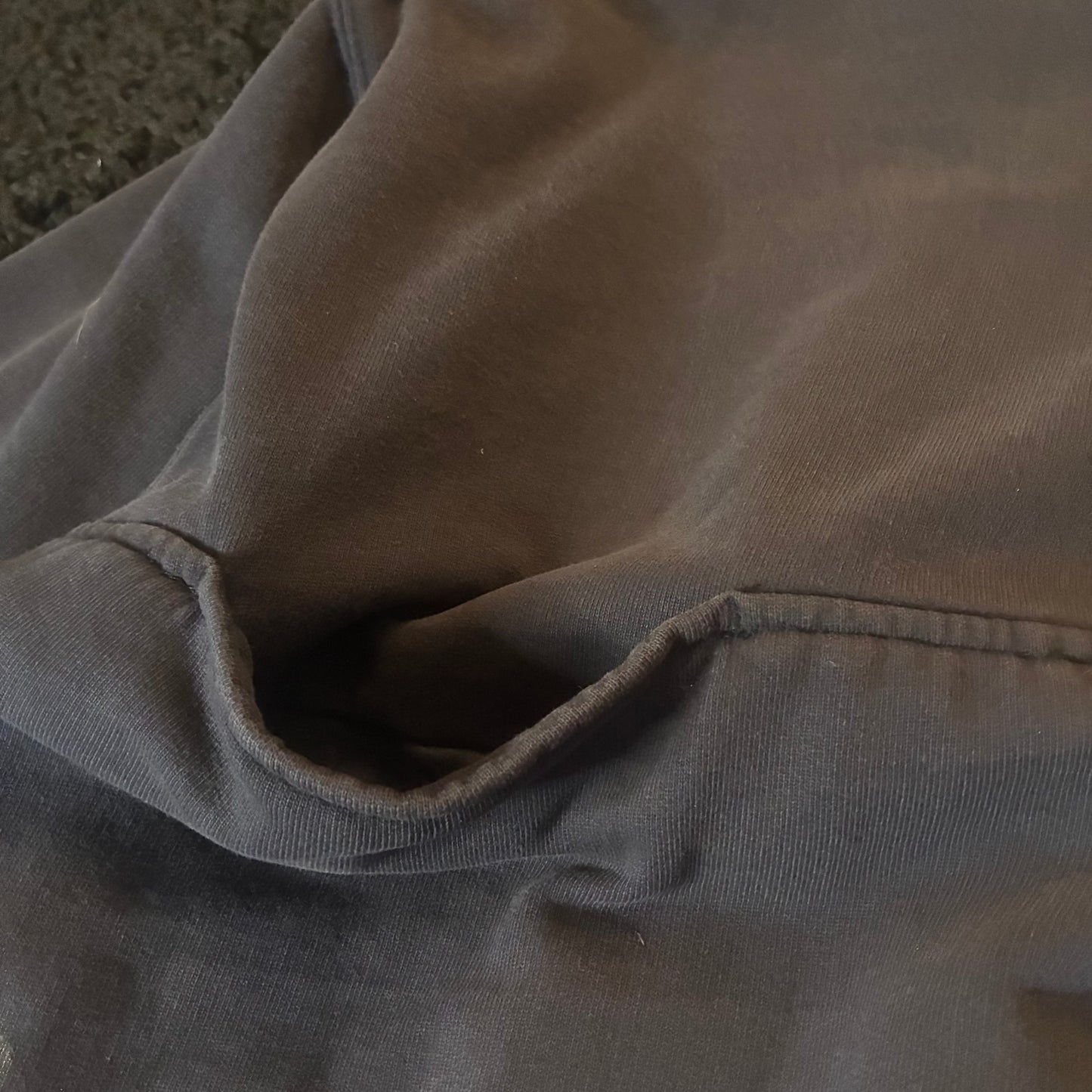 Providence Fire Dept. 1/4 Zip Long Sleeve w/ Denim Accents (4XL)