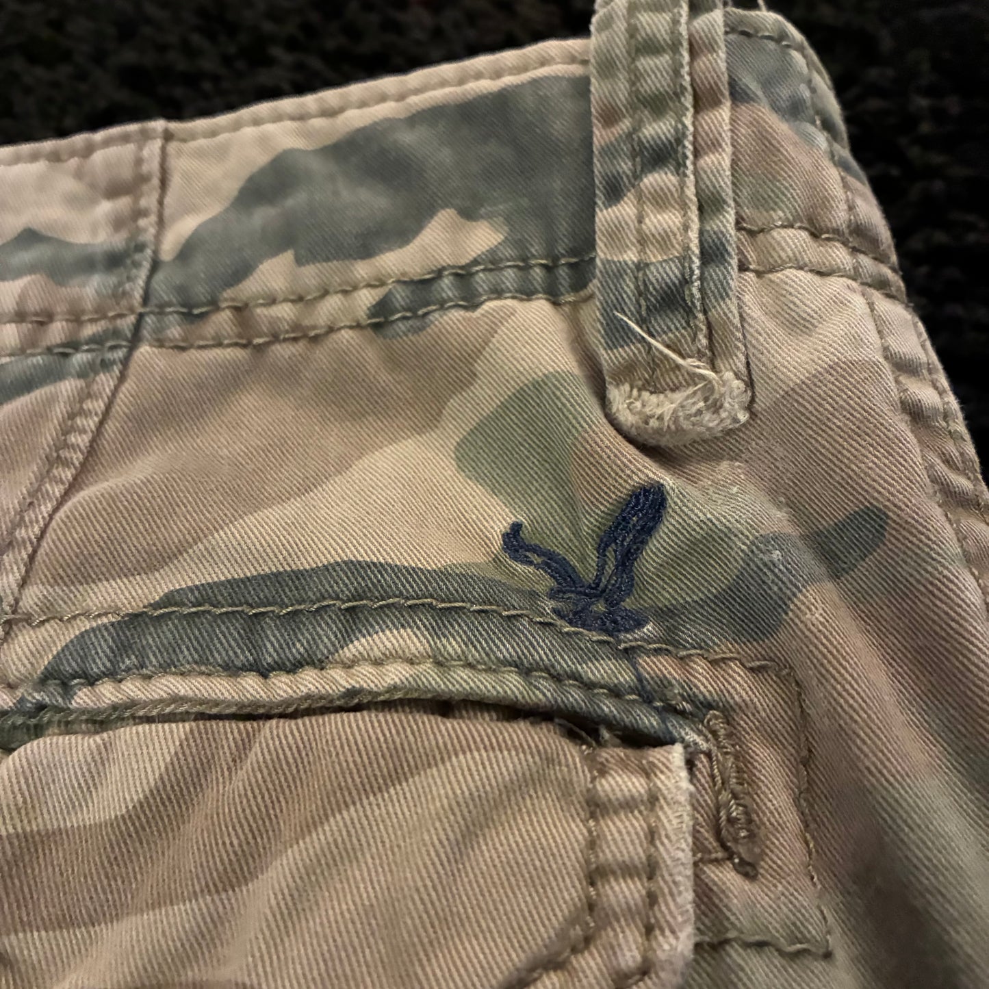 American Eagle Camo Cargo Shorts (36w)