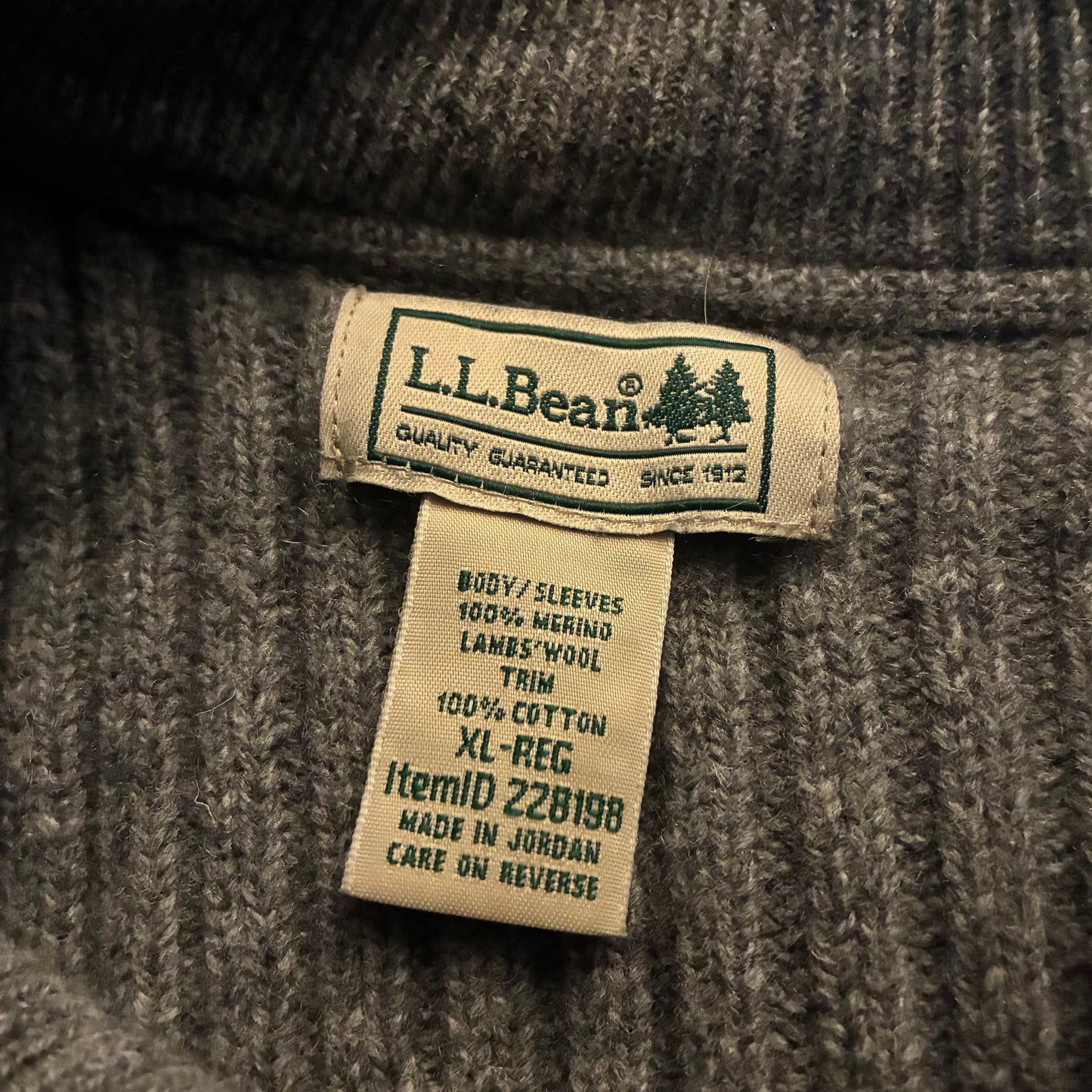 L.L. Bean Commando Henley Sweater (XL)