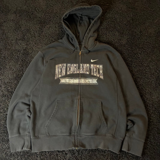 Nike New England Tech Zip-Up Hoodie (L)