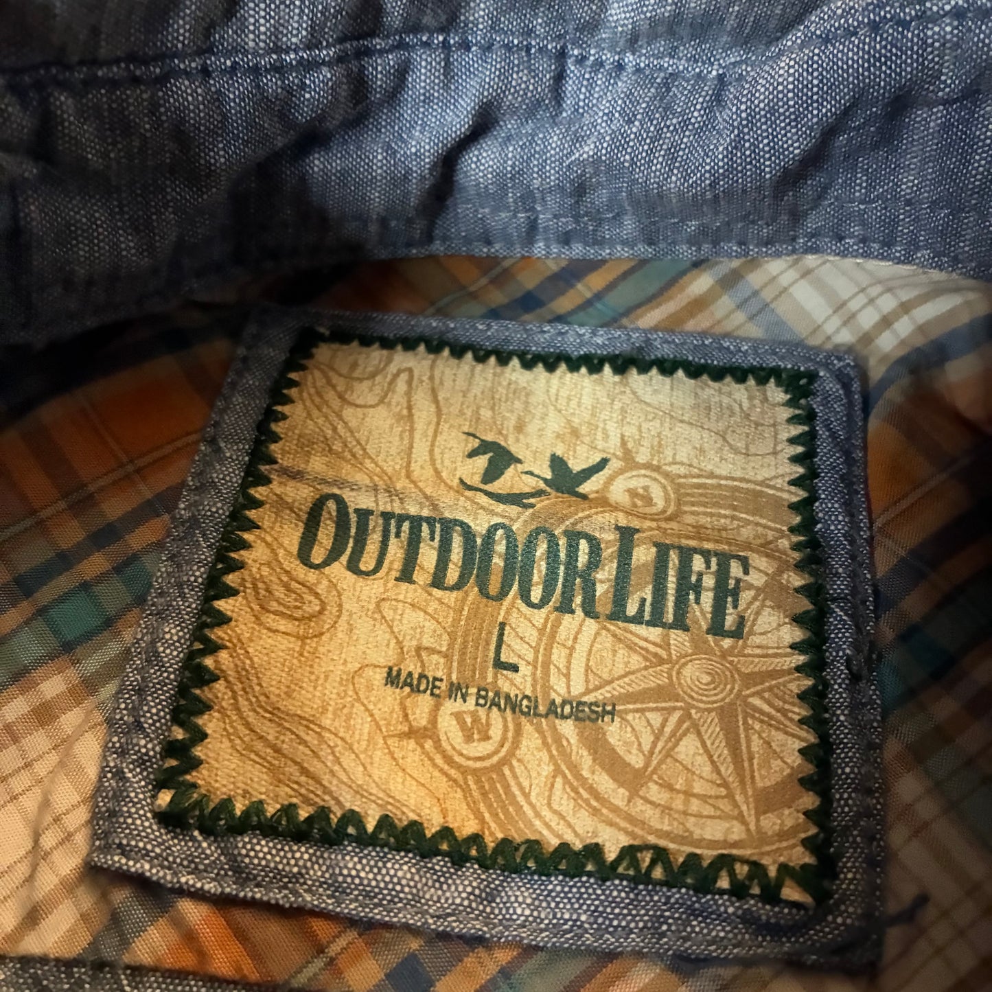 Outdoor Life Utility Button-Down (L)