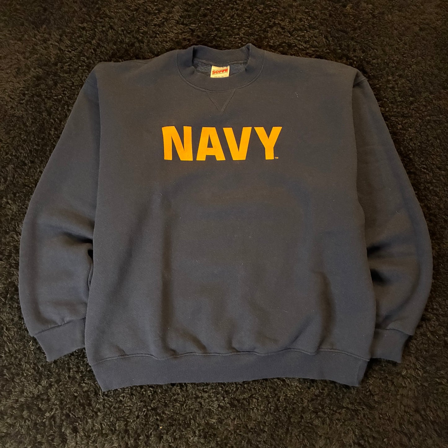 Navy Crewneck (XL - Fits M)
