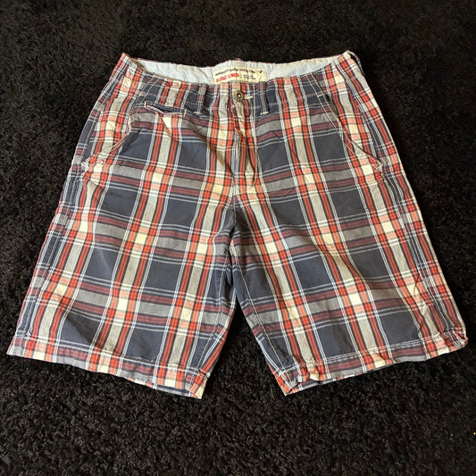 American Eagle Checkered-Chino Shorts (32w)