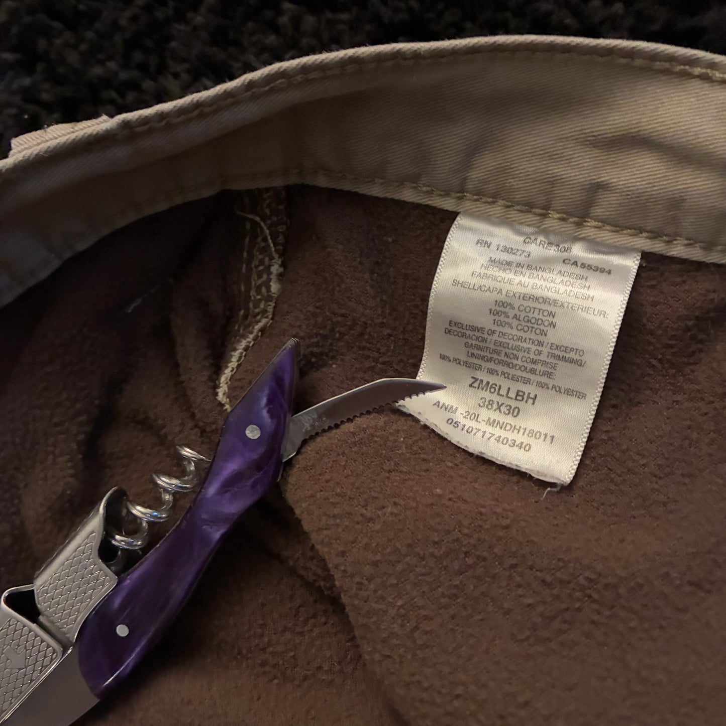 Wrangler Insulated Cargo Pants (38x30)