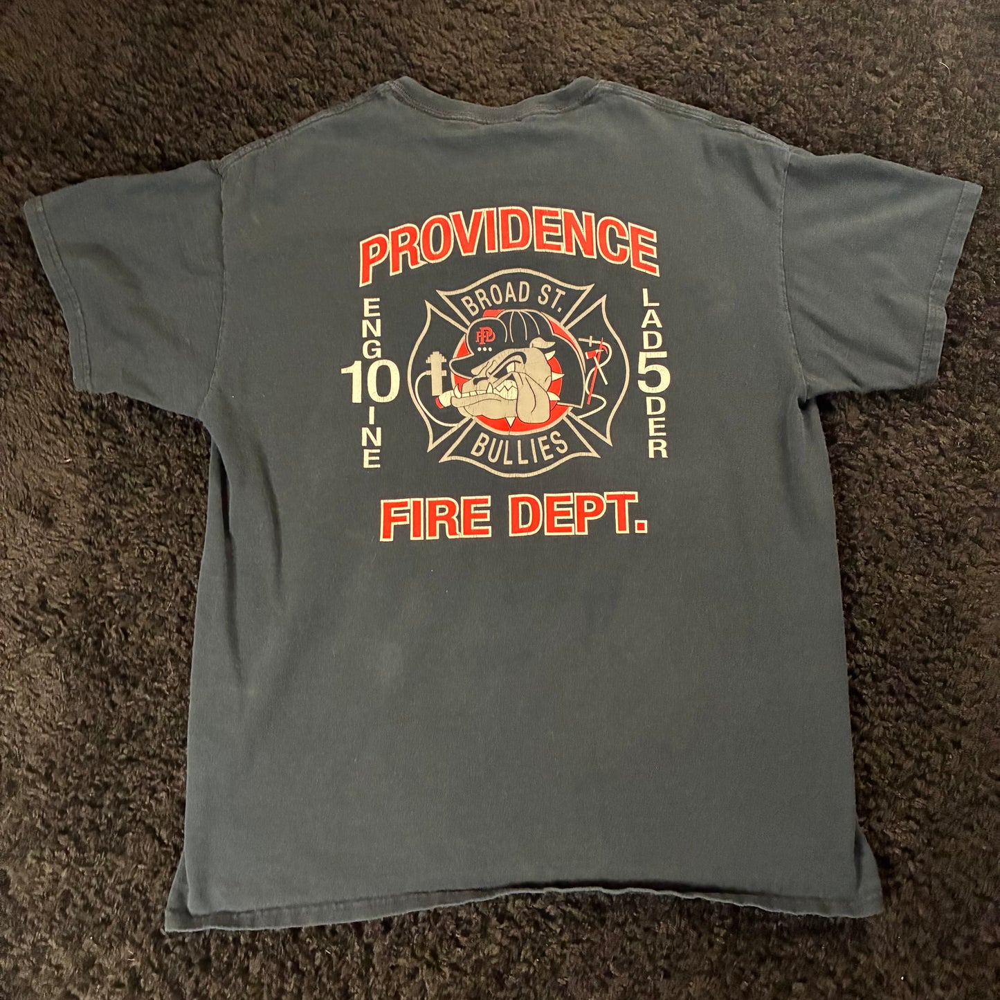 Providence Fire Dept. Engine 10 Ladder 5 Tee (L)