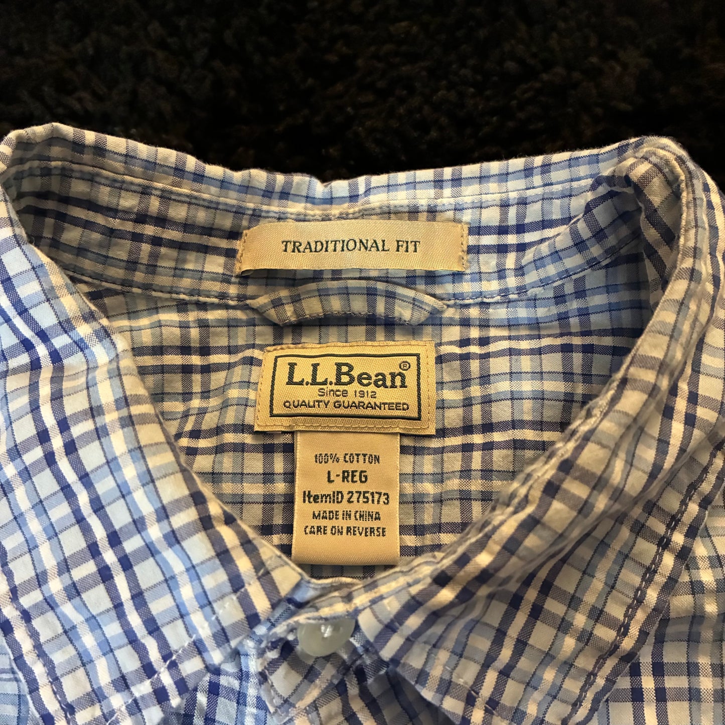 L.L. Bean Utility Button-Down (L)