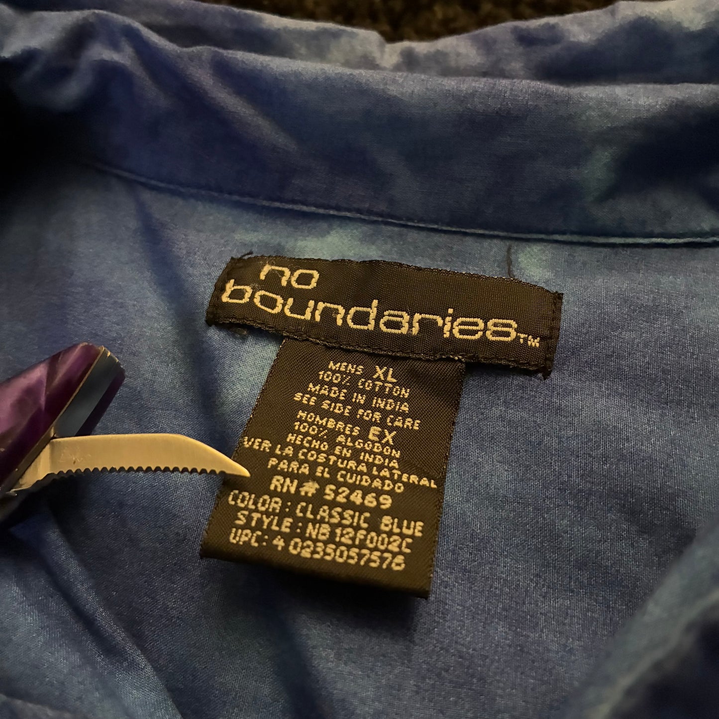 No Boundaries Button-Down Shirt (XL)