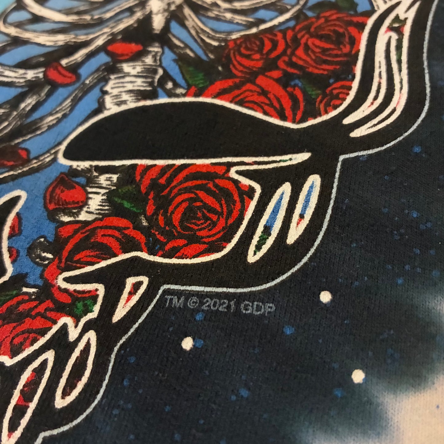 Liquid Blue Grateful Dead Steal Your Bertha Tie-Dye Tee (2XL)