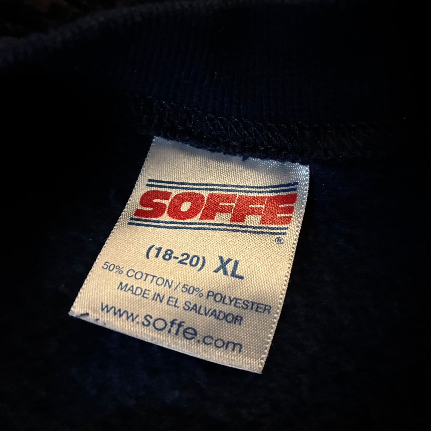 Navy Crewneck (XL - Fits M)