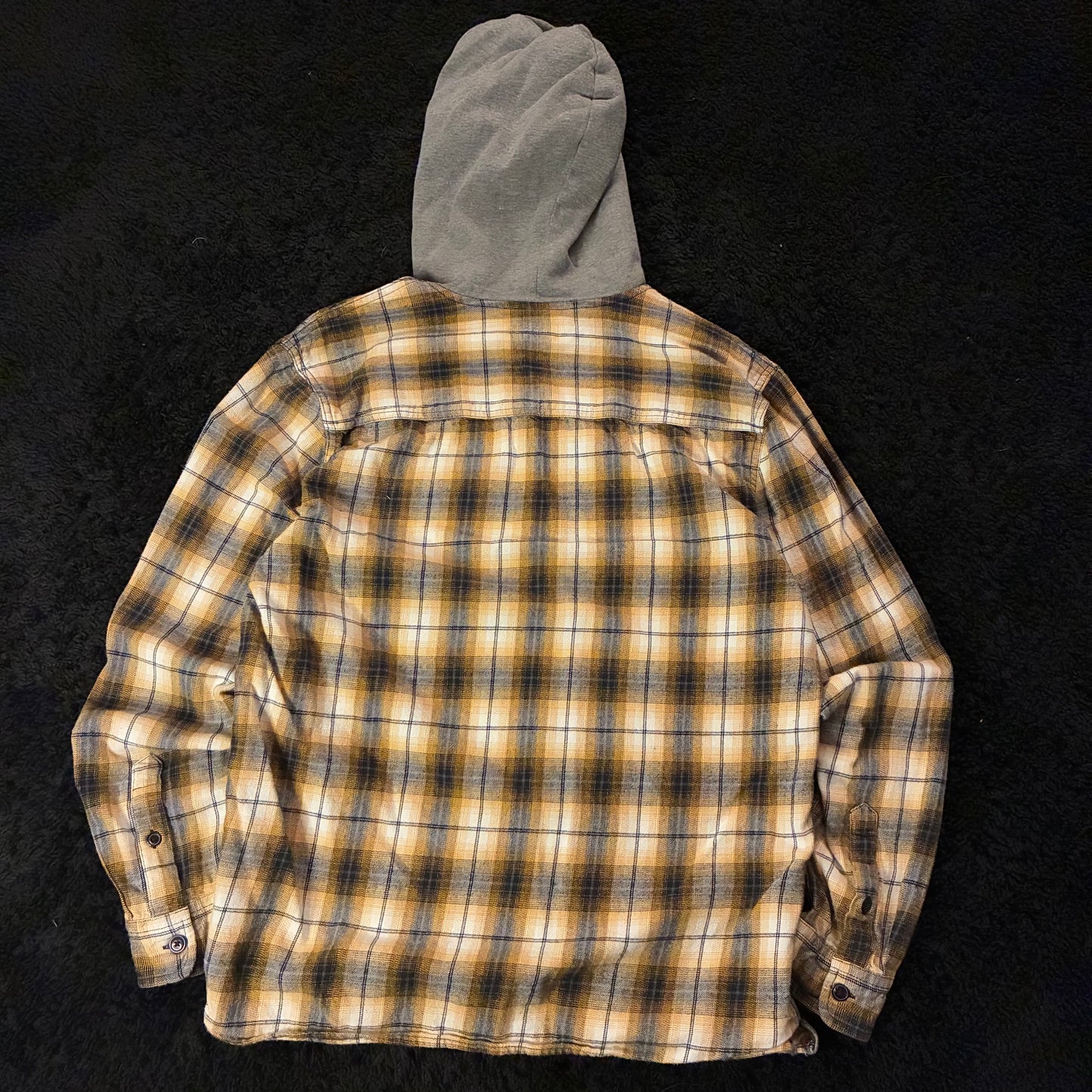 Aeropostale Hooded Utility Flannel (M)