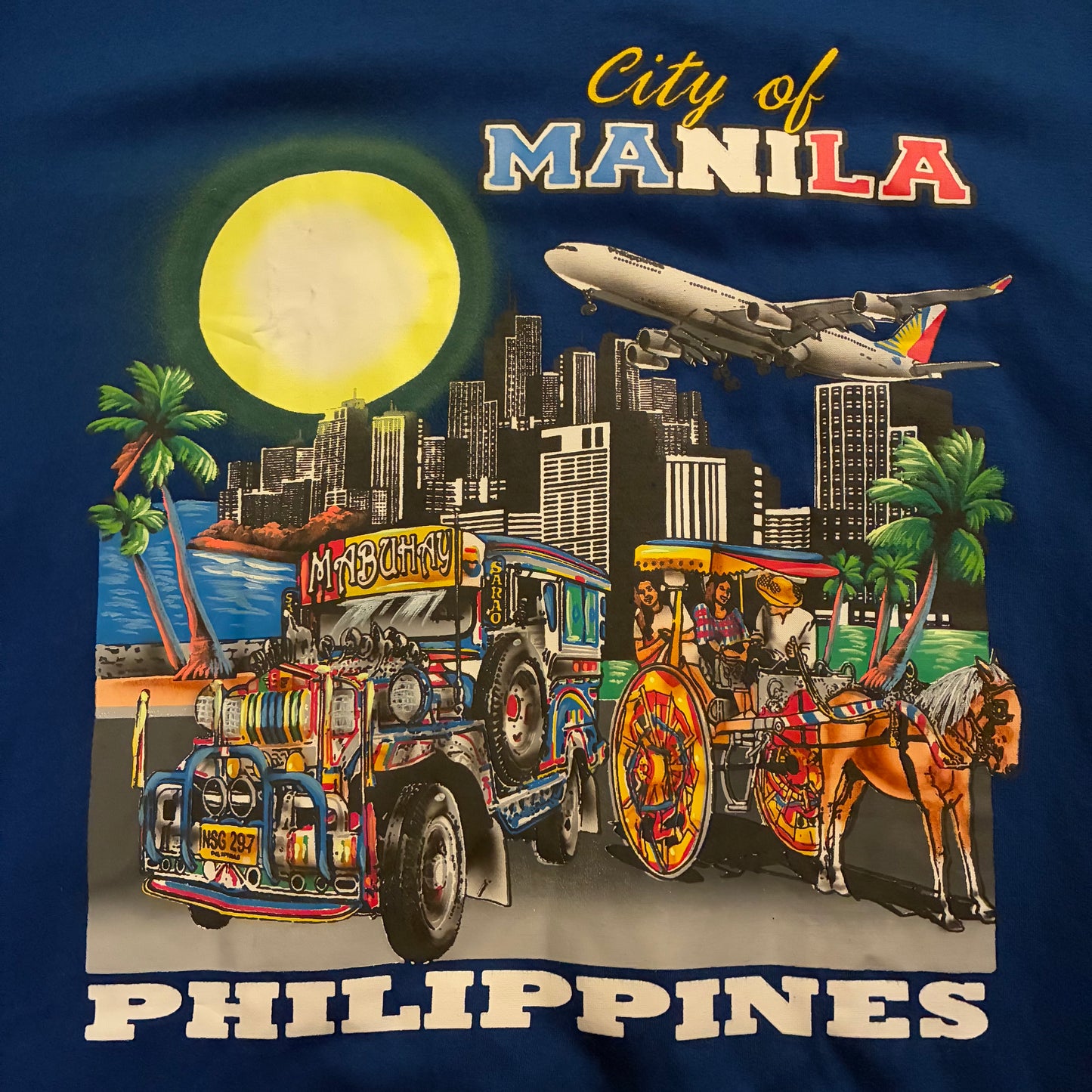 Philippines Handpainted City of Manila Tee (M)