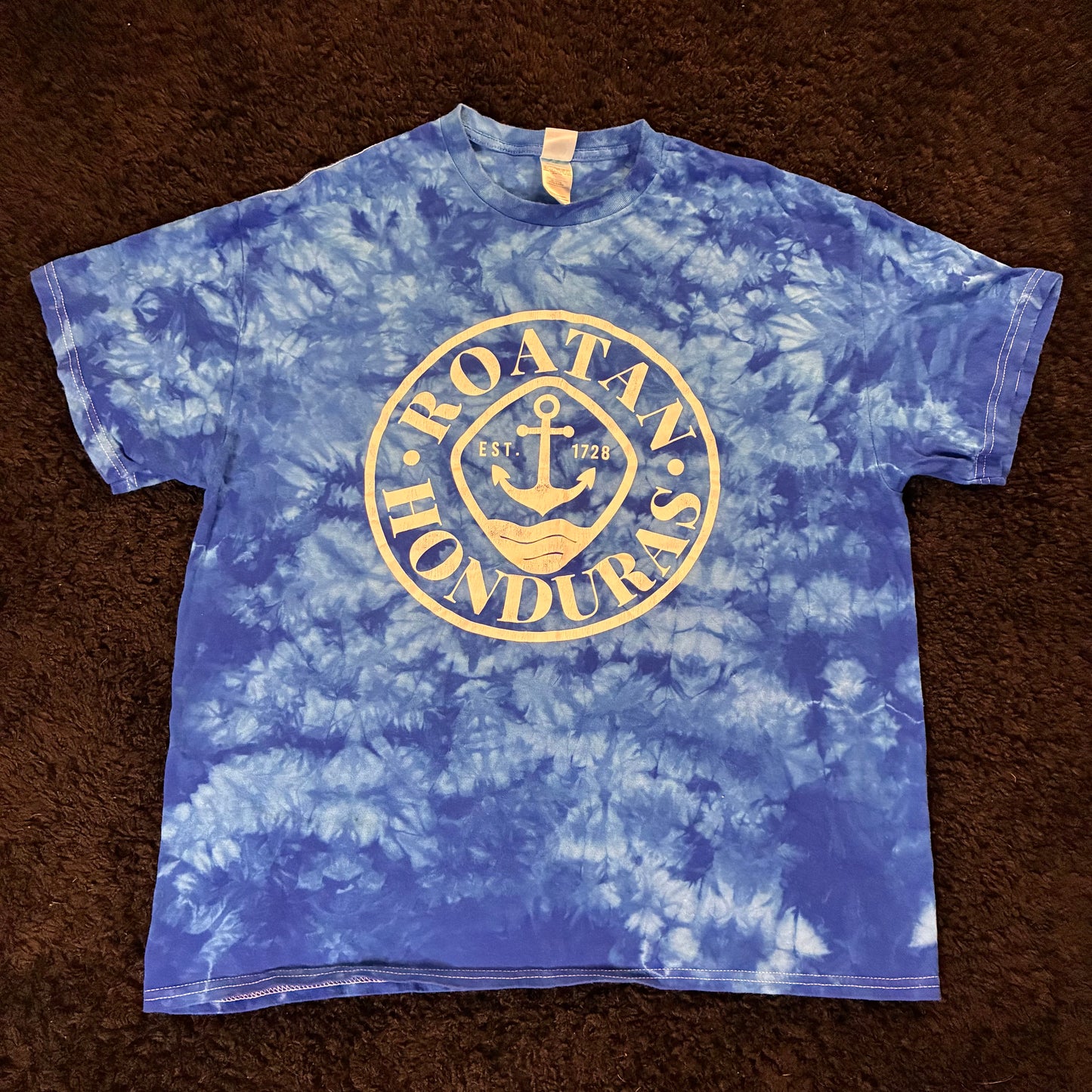 Roatan Honduras Tie-Dye Tee (XL)