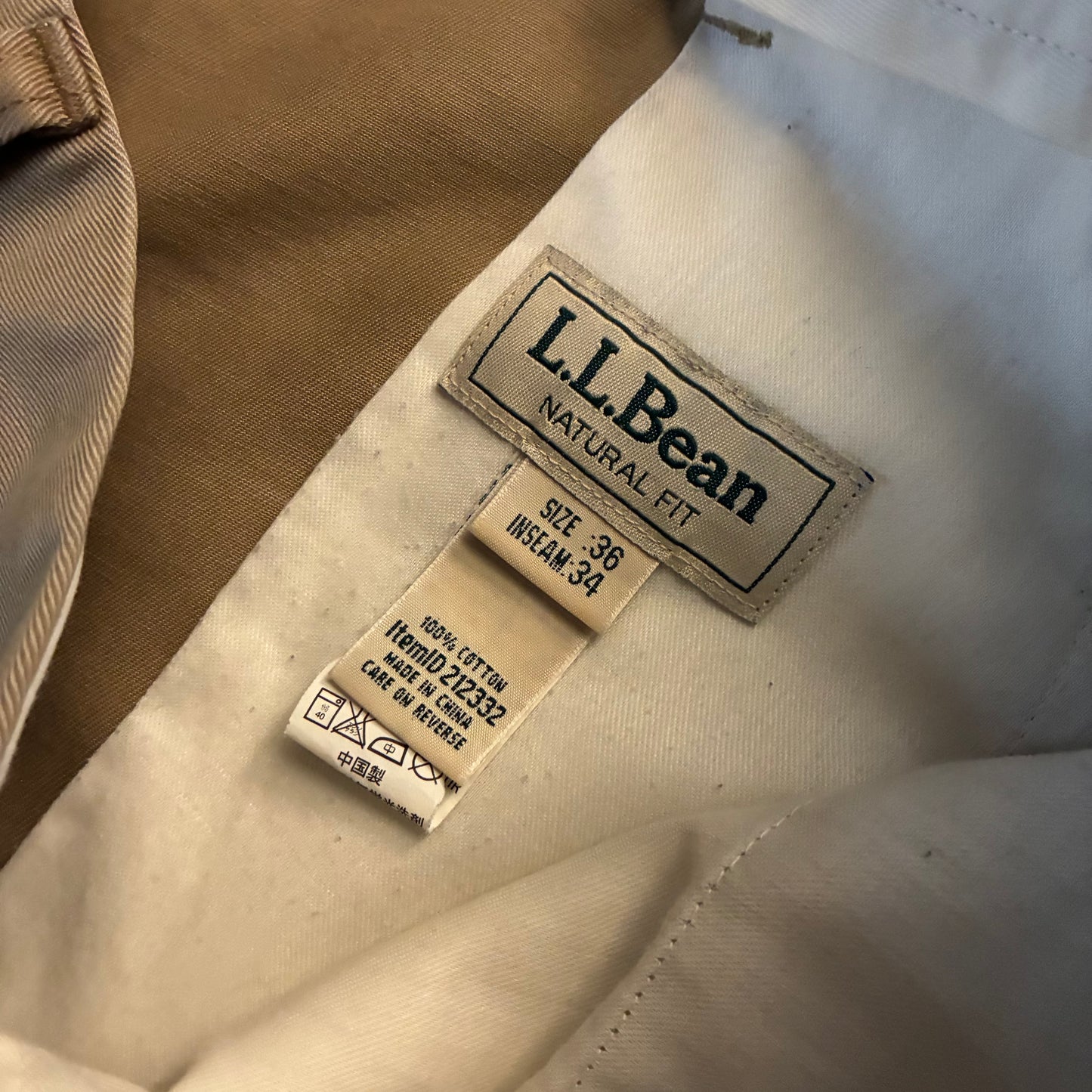 L. L. Bean Chino Pants (36x34)