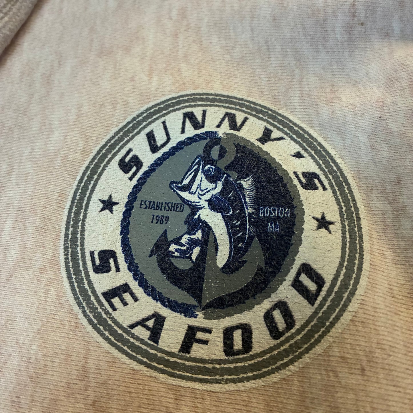Sunny’s Seafood Reverse Weave Hoodie (L)