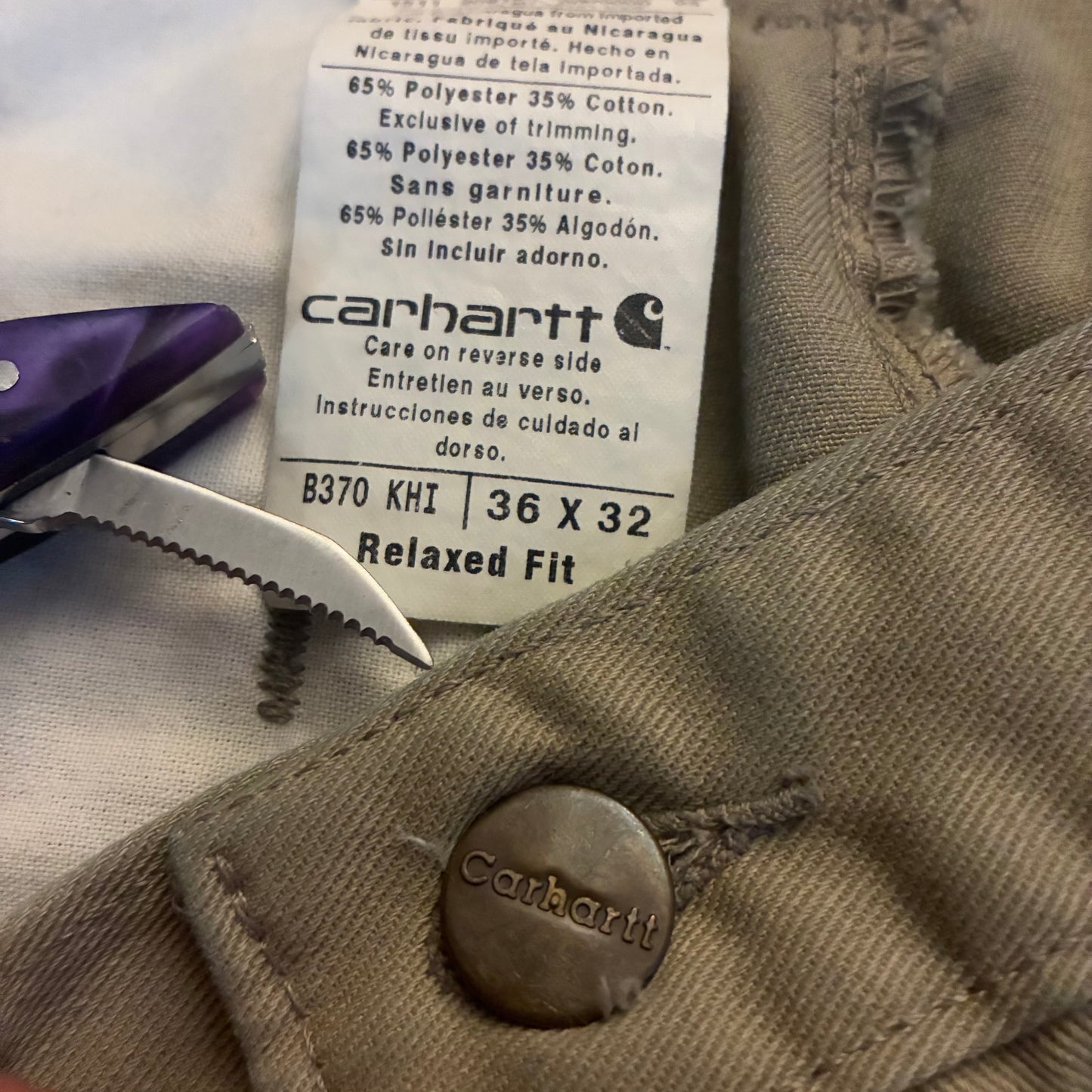 Carhartt Chino Pants (36x32)