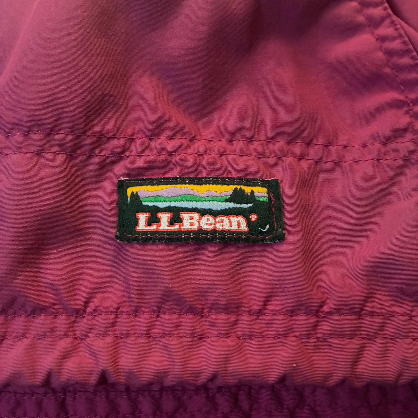 L.L. Bean Quarter Zip Windbreaker Pullover w/ Hood (L)