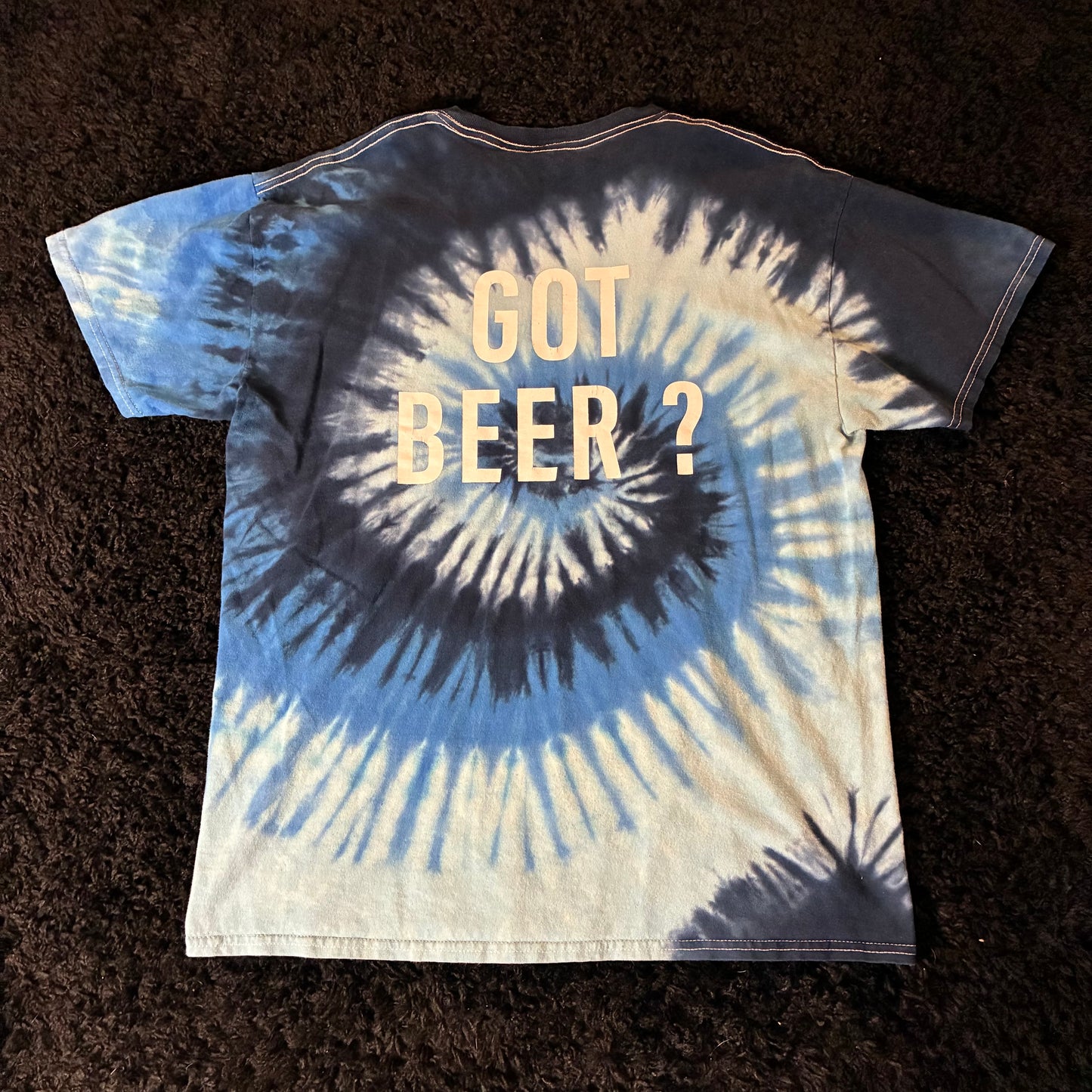 Woodstock Inn Brewery NH Got Beer? Tie-Dye Tee (L)