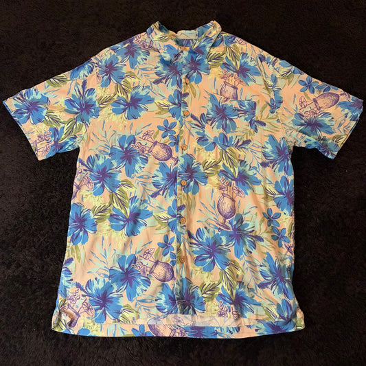 Ocean&Coast Floral AOP Utility Button-Down (L)