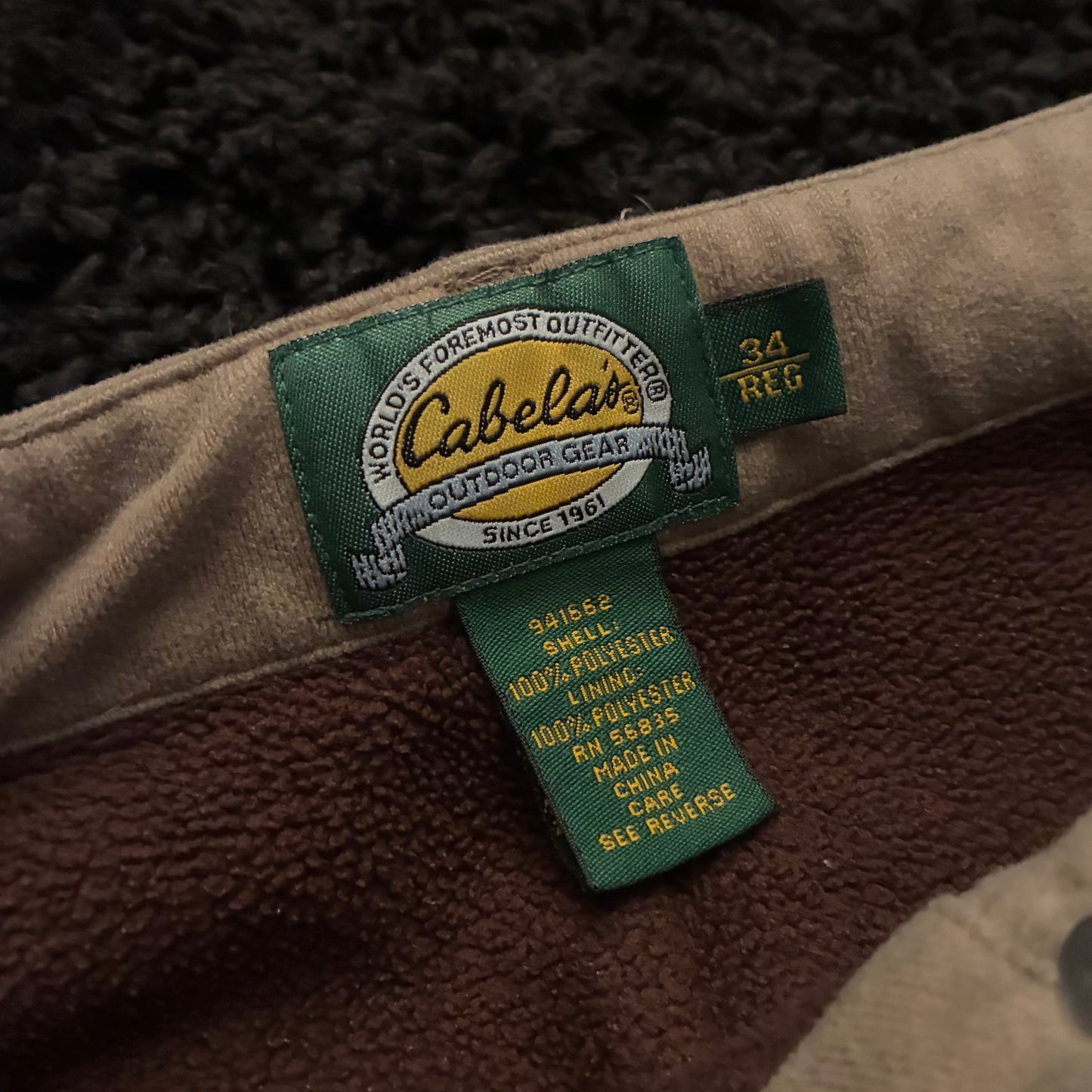 Cabela’s Insulated Pants (34w)