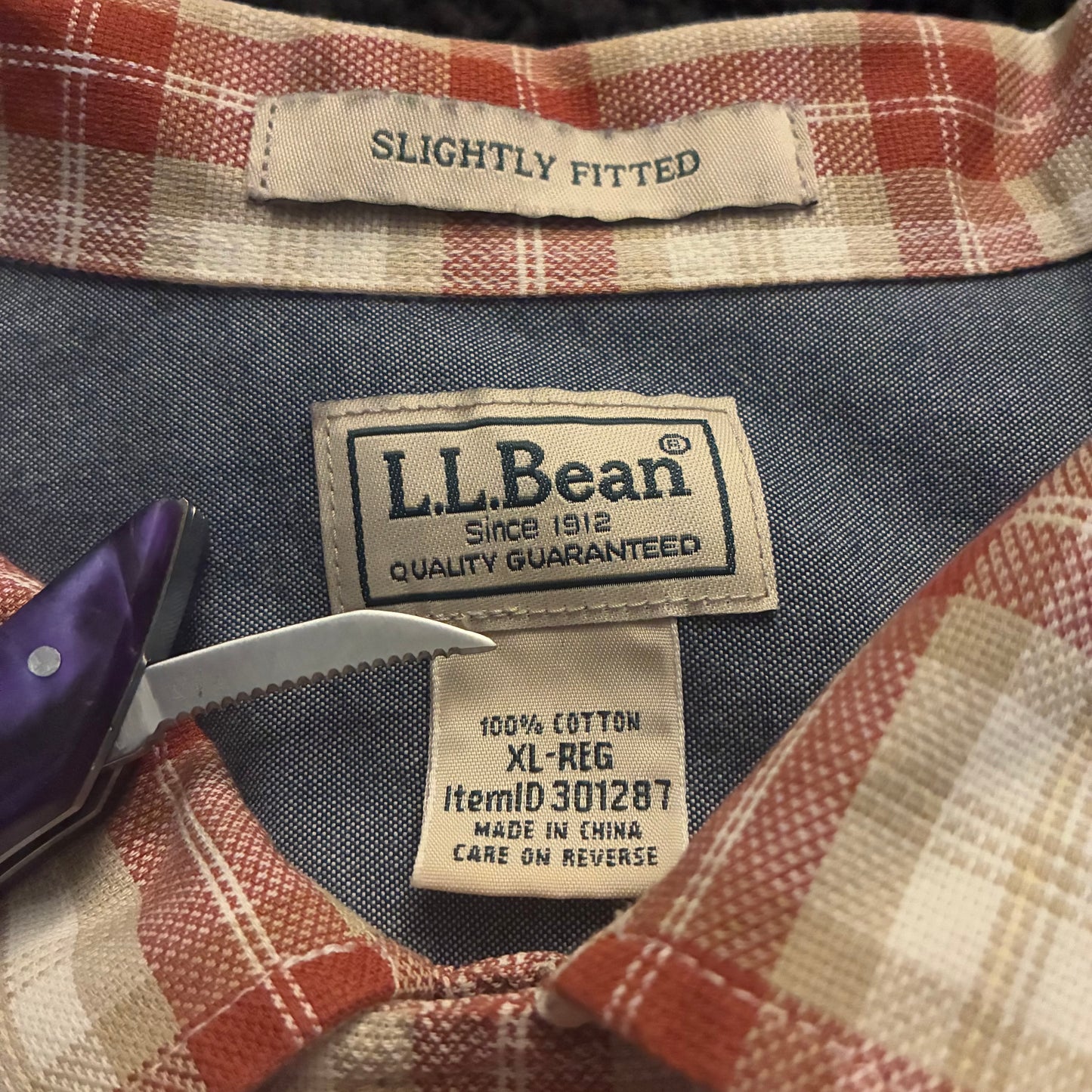 L.L. Bean Utility Button-Down Shirt (XL)