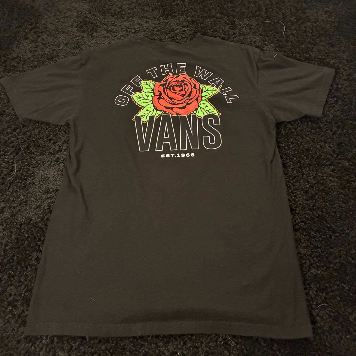 Vans Rose Logo Tee (M)
