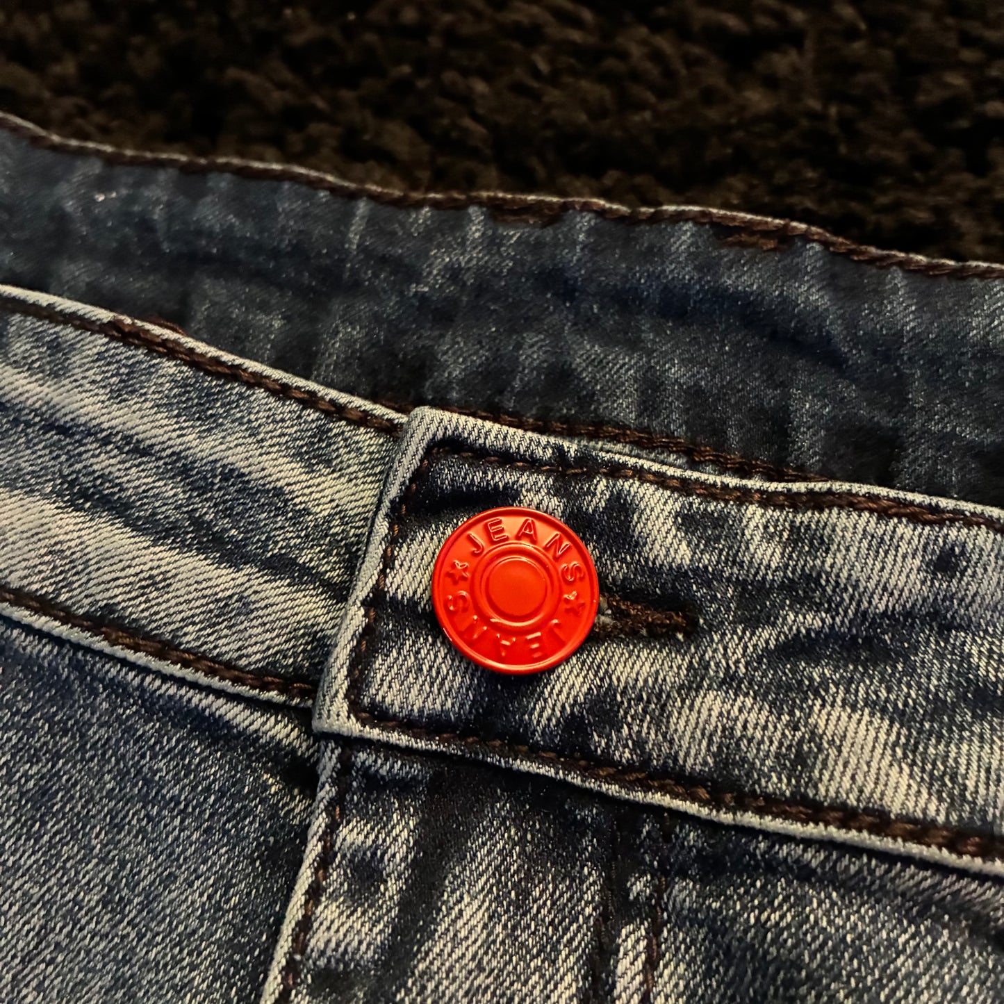 Two-Tone Side Print Jeans (36w)