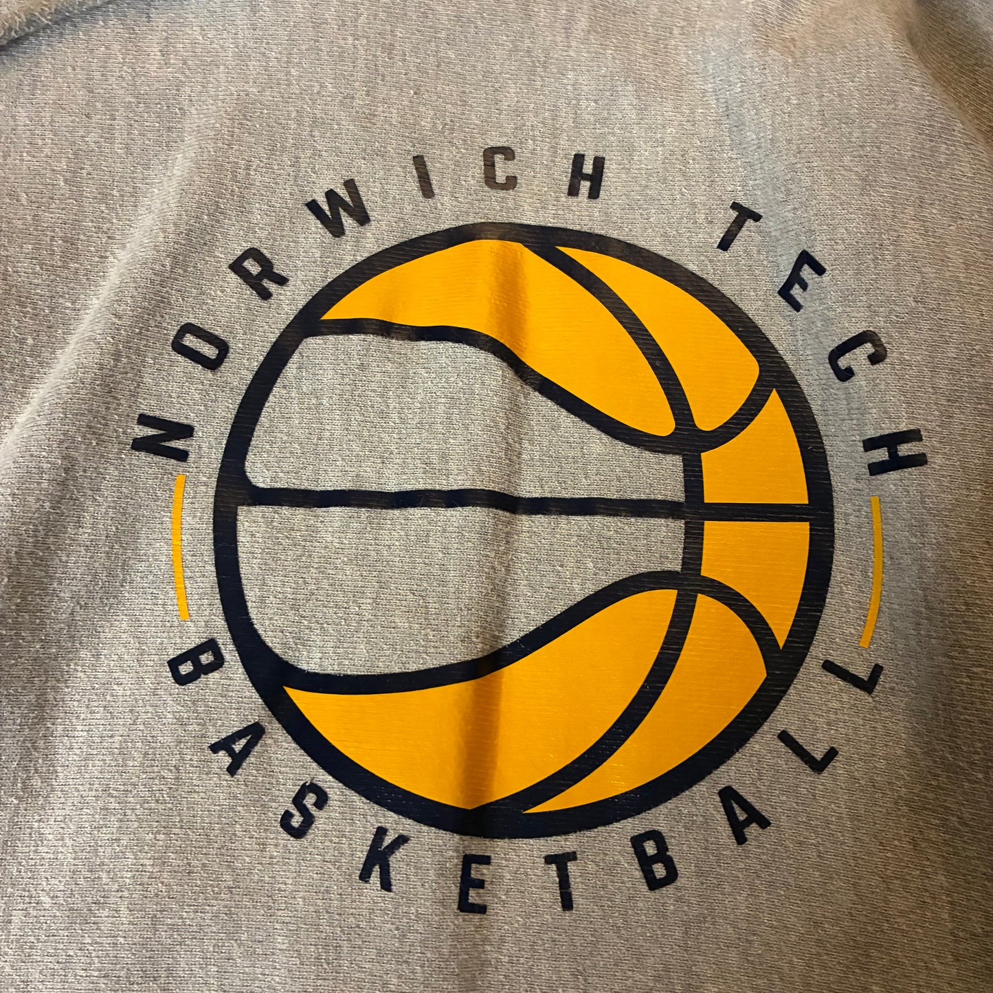 Norwich Tech Basketball Champion Reverse-Weave Hoodie (L)