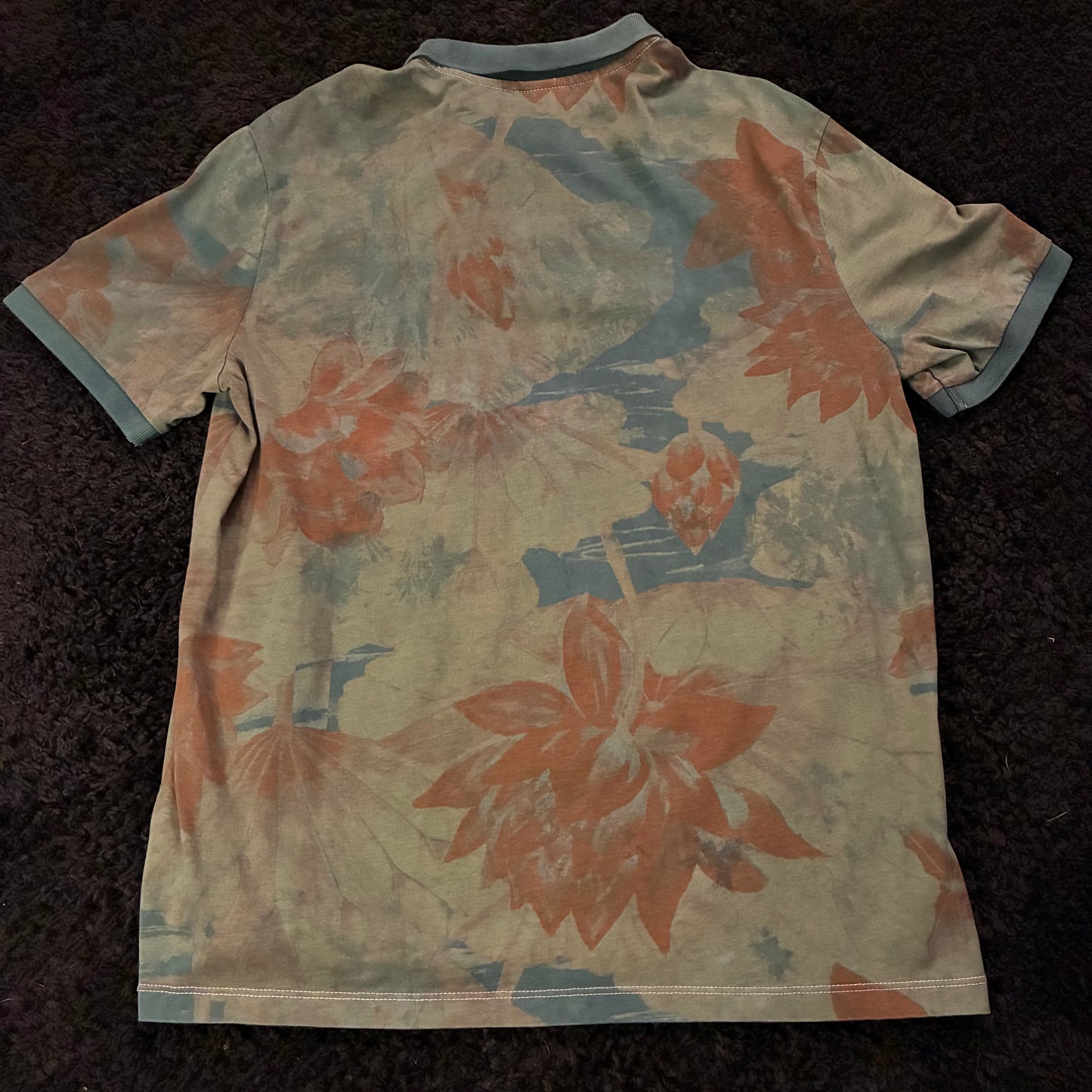 H&M Floral AOP Polo (L)
