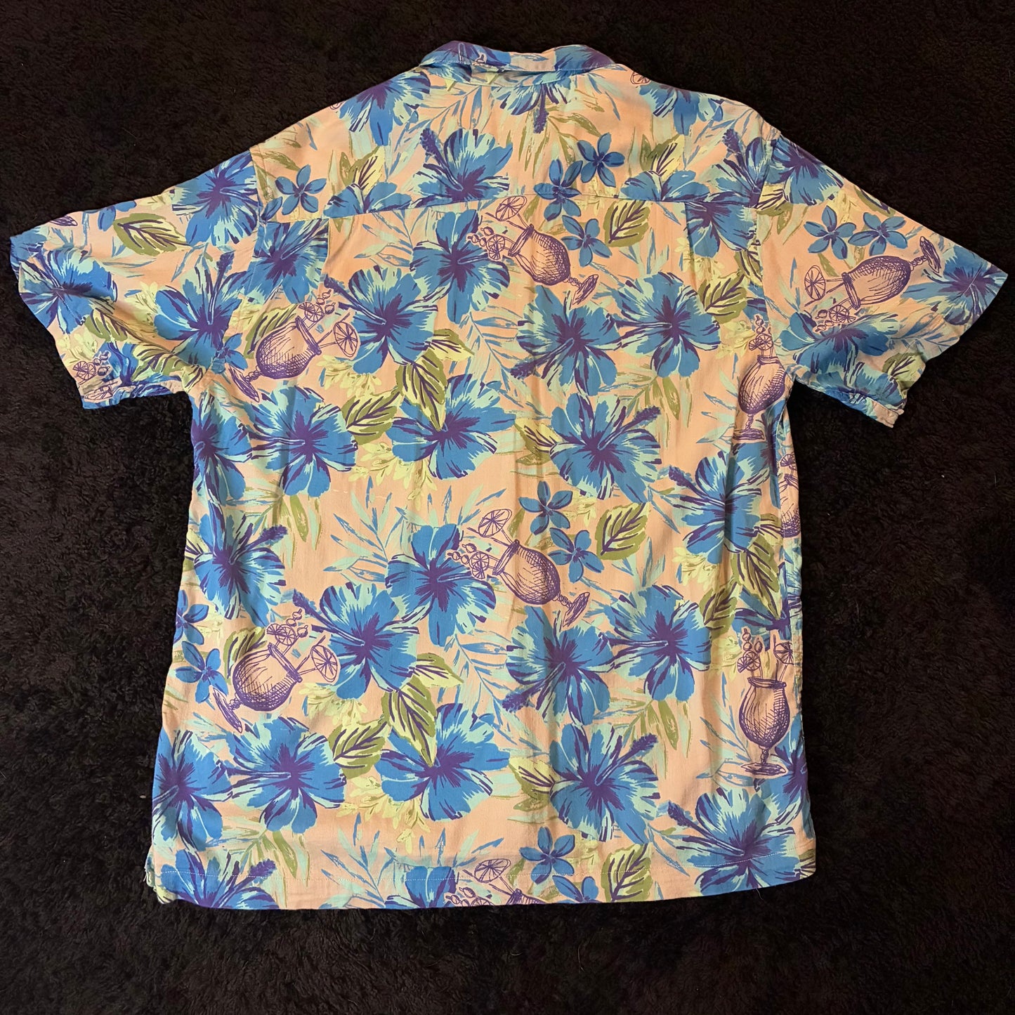 Ocean&Coast Floral AOP Utility Button-Down (L)