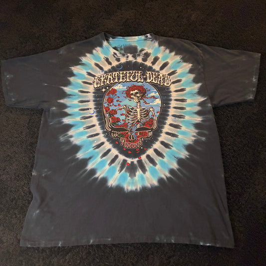 Liquid Blue Grateful Dead Steal Your Bertha Tie-Dye Tee (2XL)