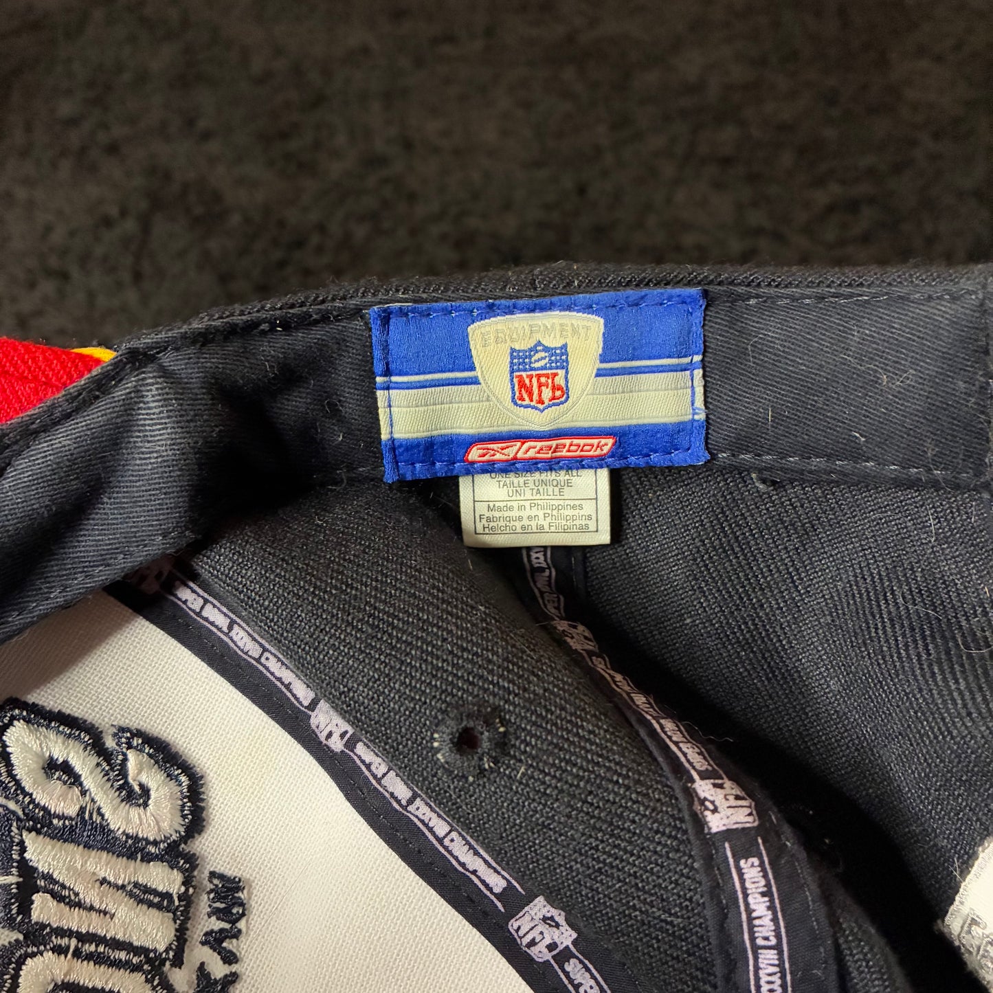 NFL Patriots Super Bowl 38 Champions Cap