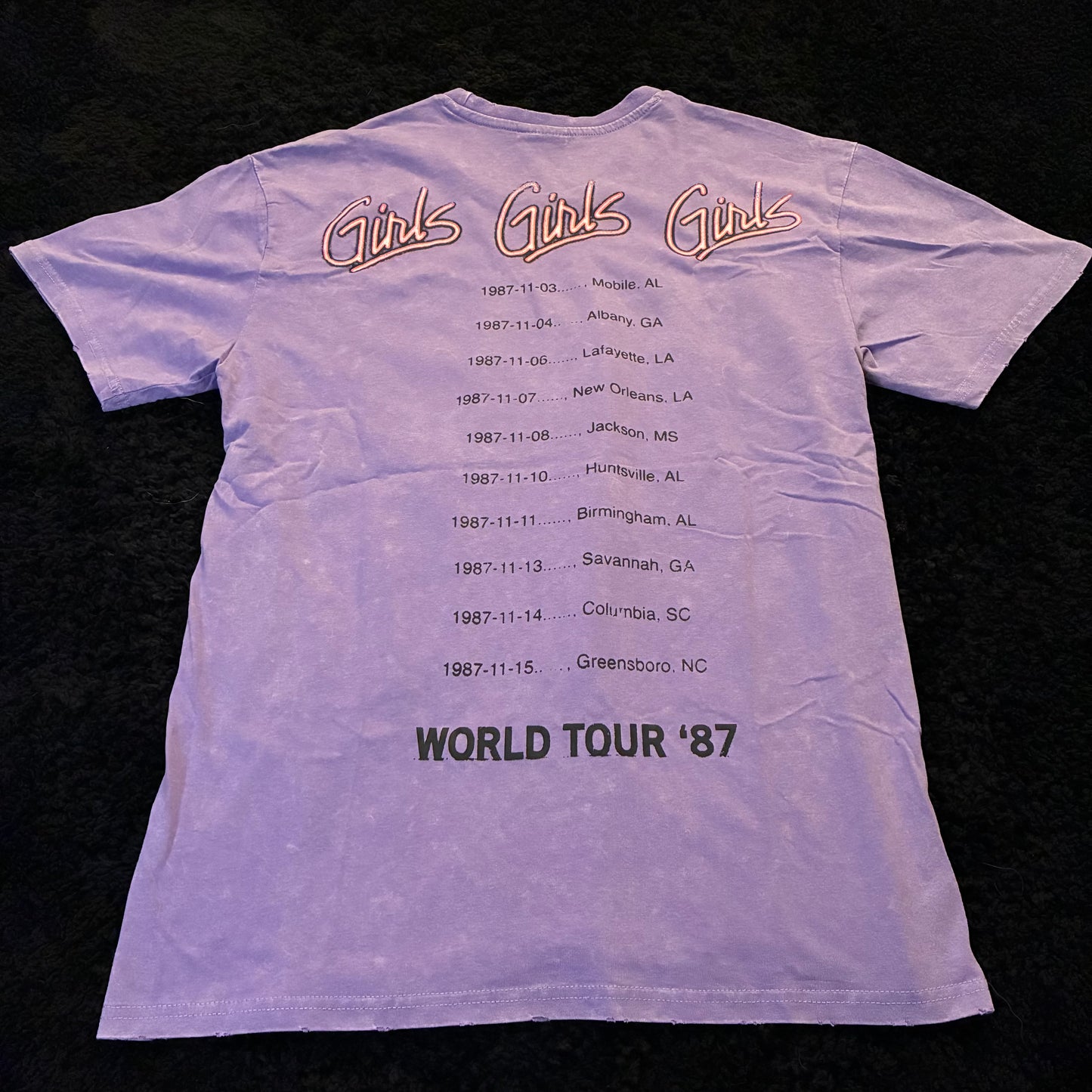 Motley Crue Girlsx3 Tee(S)