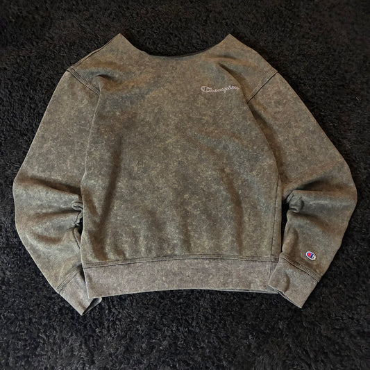 Champion Crewneck w/ Collar Cut (M)