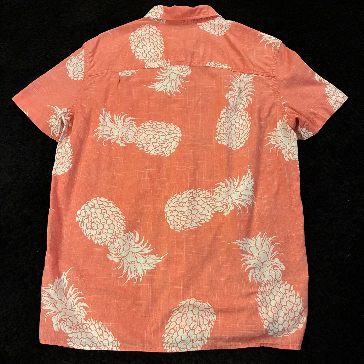 American Eagle Pineapple AOP Button-Down (S)